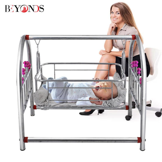 New Born Baby Swing Cradle With Cloth Heavy Guage